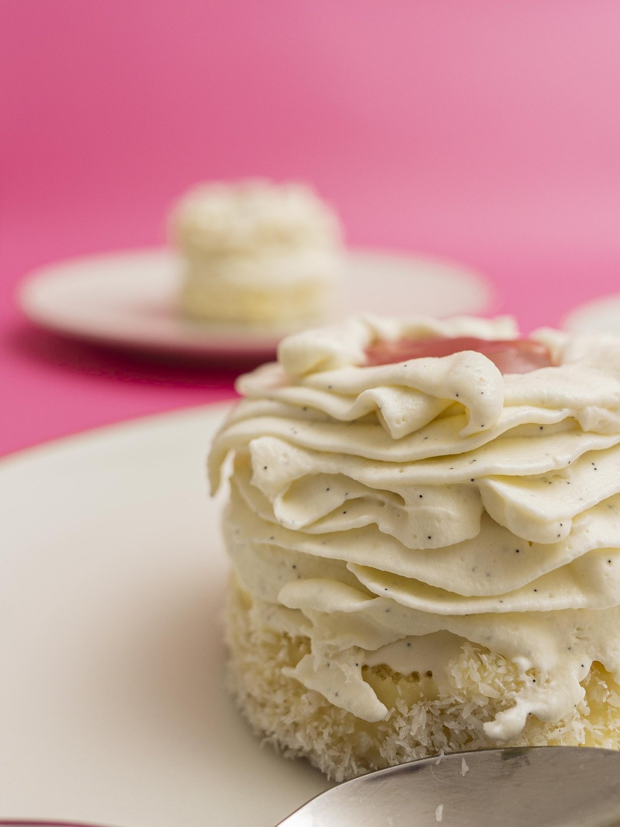 Entremet coco vanille